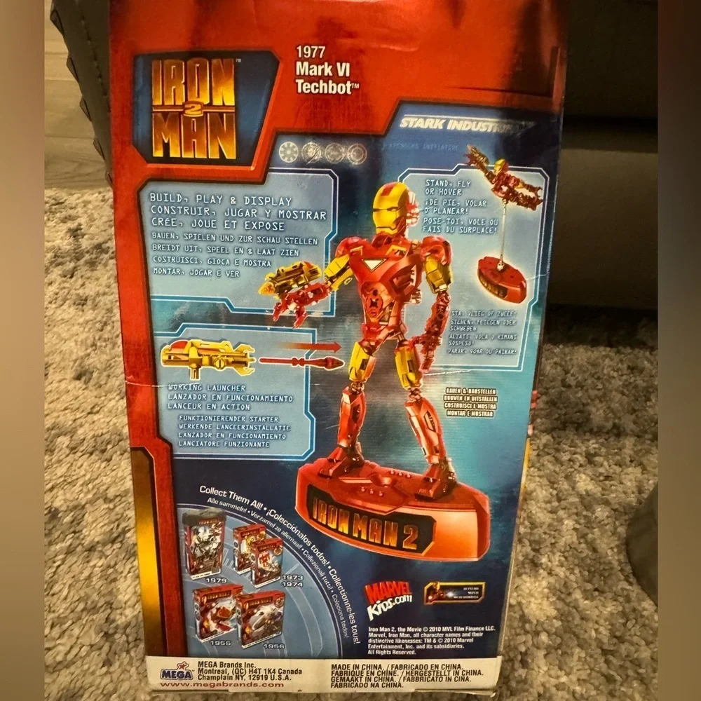 Mega Bloks Iton Man 2 1977 Mark VI Techbot